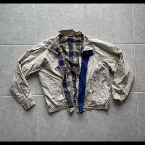 XL Men’s Eddie Bauer Beige Jacket with plaid